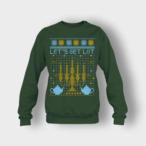Lets-Get-Lot-Xmas-Disney-Beauty-And-The-Beast-Crewneck-Sweatshirt-Forest