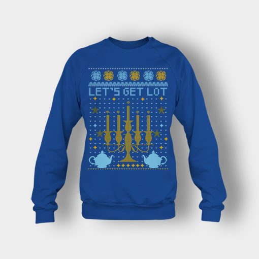 Lets-Get-Lot-Xmas-Disney-Beauty-And-The-Beast-Crewneck-Sweatshirt-Royal