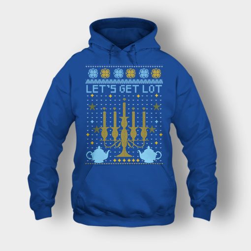 Lets-Get-Lot-Xmas-Disney-Beauty-And-The-Beast-Unisex-Hoodie-Royal