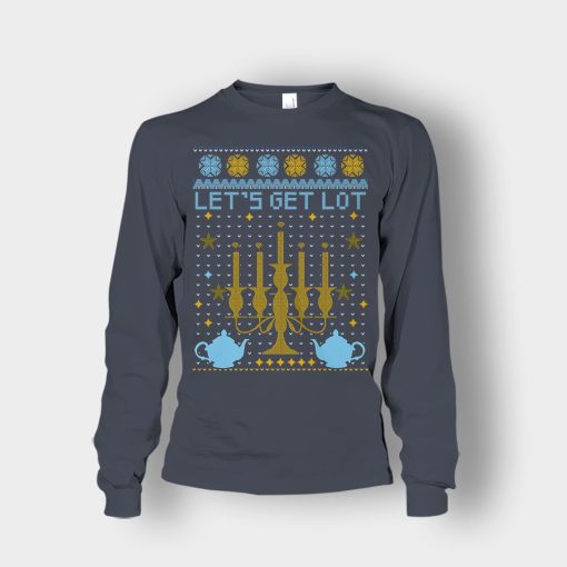 Lets-Get-Lot-Xmas-Disney-Beauty-And-The-Beast-Unisex-Long-Sleeve-Dark-Heather