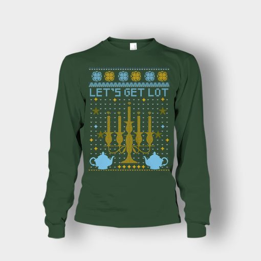 Lets-Get-Lot-Xmas-Disney-Beauty-And-The-Beast-Unisex-Long-Sleeve-Forest