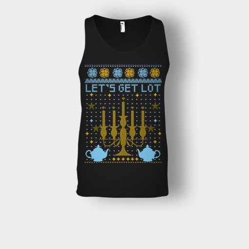 Lets-Get-Lot-Xmas-Disney-Beauty-And-The-Beast-Unisex-Tank-Top-Black