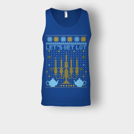 Lets-Get-Lot-Xmas-Disney-Beauty-And-The-Beast-Unisex-Tank-Top-Royal
