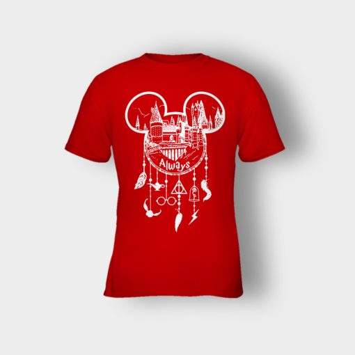 Lightning-Wizard-Disney-Mickey-Inspired-Kids-T-Shirt-Red