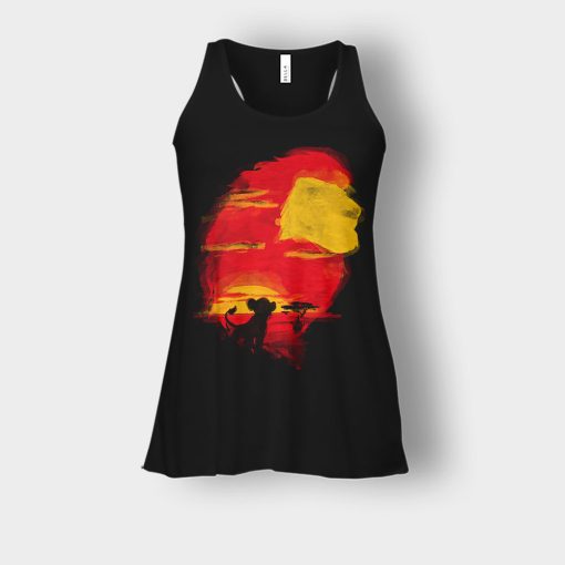 Lion-King-Daddy-Disney-Inspired-Bella-Womens-Flowy-Tank-Black