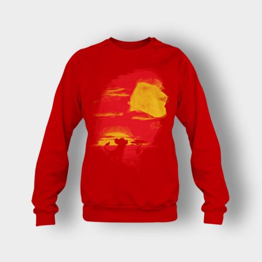 Lion-King-Daddy-Disney-Inspired-Crewneck-Sweatshirt-Red