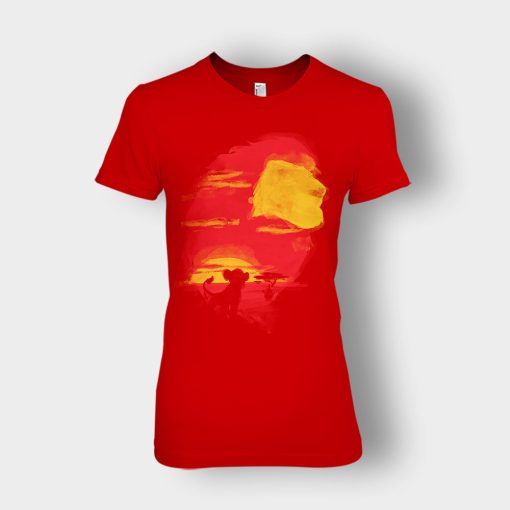 Lion-King-Daddy-Disney-Inspired-Ladies-T-Shirt-Red