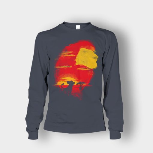 Lion-King-Daddy-Disney-Inspired-Unisex-Long-Sleeve-Dark-Heather