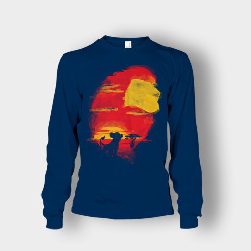 Lion-King-Daddy-Disney-Inspired-Unisex-Long-Sleeve-Navy