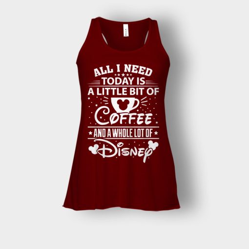 Little-Bit-Coffee-Disney-Inspired-Bella-Womens-Flowy-Tank-Maroon