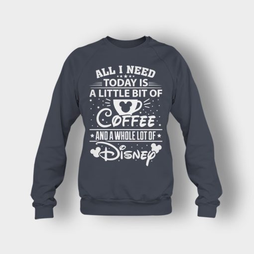 Little-Bit-Coffee-Disney-Inspired-Crewneck-Sweatshirt-Dark-Heather