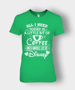Little-Bit-Coffee-Disney-Inspired-Ladies-T-Shirt-Irish-Green