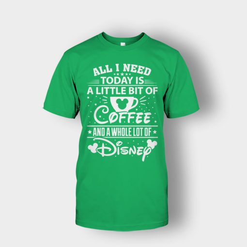Little-Bit-Coffee-Disney-Inspired-Unisex-T-Shirt-Irish-Green