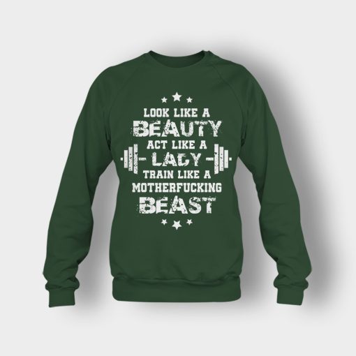 Look-Like-A-Beauty-Train-Like-A-Beast-Disney-Beauty-And-The-Beast-Crewneck-Sweatshirt-Forest