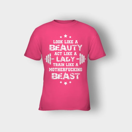 Look-Like-A-Beauty-Train-Like-A-Beast-Disney-Beauty-And-The-Beast-Kids-T-Shirt-Heliconia