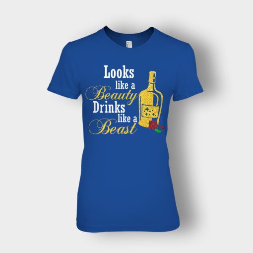 Look-Like-The-Beauty-Drinks-Like-A-Beast-Disney-Beauty-And-The-Beast-Ladies-T-Shirt-Royal