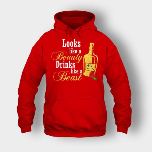 Look-Like-The-Beauty-Drinks-Like-A-Beast-Disney-Beauty-And-The-Beast-Unisex-Hoodie-Red