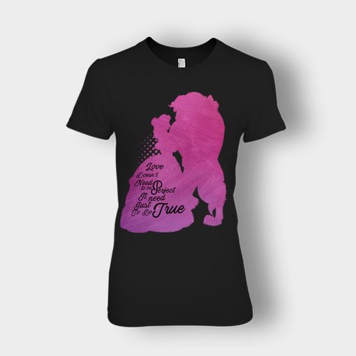 Love-Doesnt-Need-To-Be-Perfect-Disney-Beauty-And-The-Beast-Ladies-T-Shirt-Black