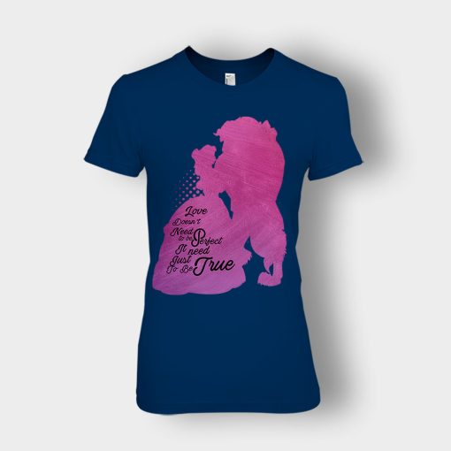 Love-Doesnt-Need-To-Be-Perfect-Disney-Beauty-And-The-Beast-Ladies-T-Shirt-Navy