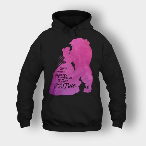 Love-Doesnt-Need-To-Be-Perfect-Disney-Beauty-And-The-Beast-Unisex-Hoodie-Black