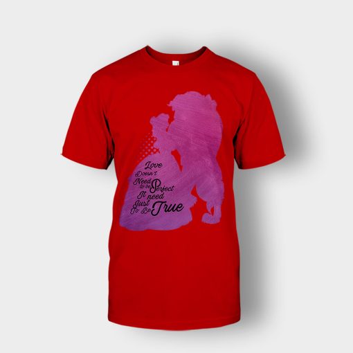 Love-Doesnt-Need-To-Be-Perfect-Disney-Beauty-And-The-Beast-Unisex-T-Shirt-Red