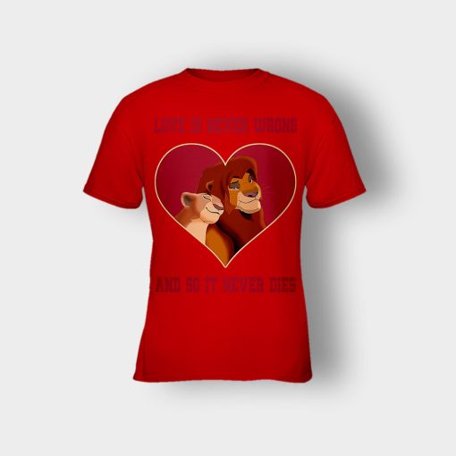 Love-Is-Never-Wrong-So-It-Never-Dies-The-Lion-King-Disney-Inspired-Kids-T-Shirt-Red