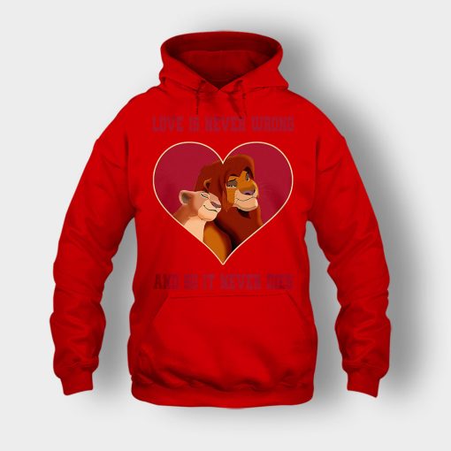 Love-Is-Never-Wrong-So-It-Never-Dies-The-Lion-King-Disney-Inspired-Unisex-Hoodie-Red