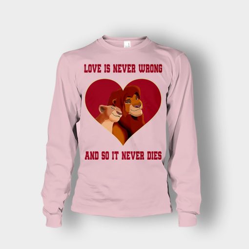 Love-Is-Never-Wrong-So-It-Never-Dies-The-Lion-King-Disney-Inspired-Unisex-Long-Sleeve-Light-Pink