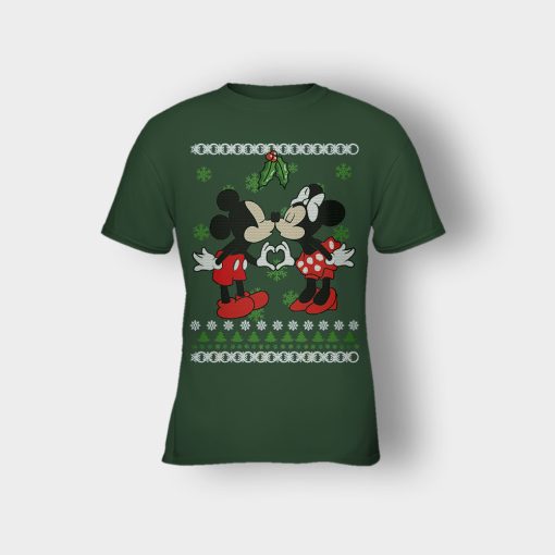 Love-Line-Christmas-Disney-Mickey-Inspired-Kids-T-Shirt-Forest