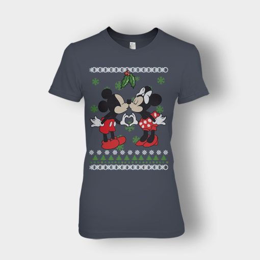 Love-Line-Christmas-Disney-Mickey-Inspired-Ladies-T-Shirt-Dark-Heather