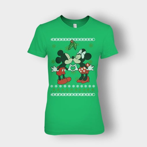 Love-Line-Christmas-Disney-Mickey-Inspired-Ladies-T-Shirt-Irish-Green
