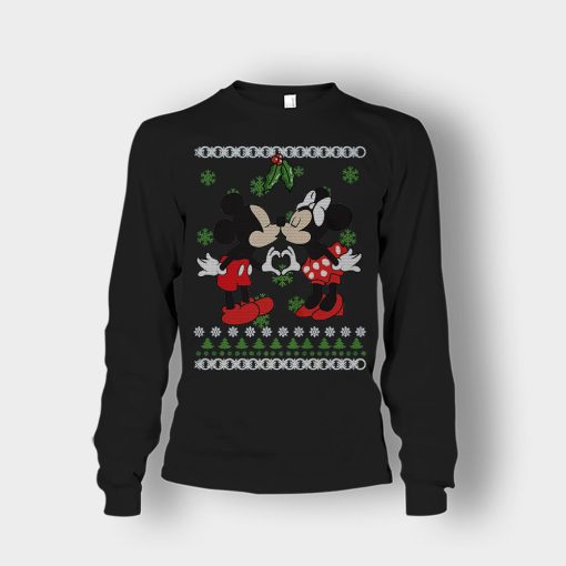 Love-Line-Christmas-Disney-Mickey-Inspired-Unisex-Long-Sleeve-Black