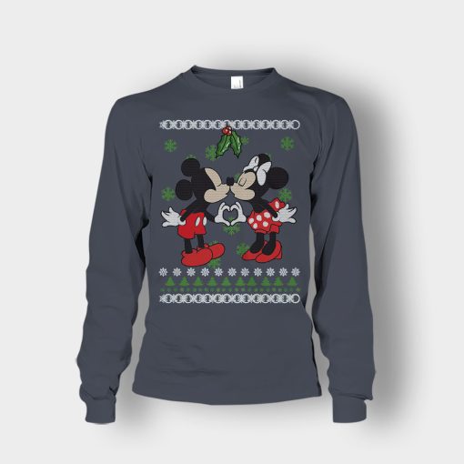 Love-Line-Christmas-Disney-Mickey-Inspired-Unisex-Long-Sleeve-Dark-Heather