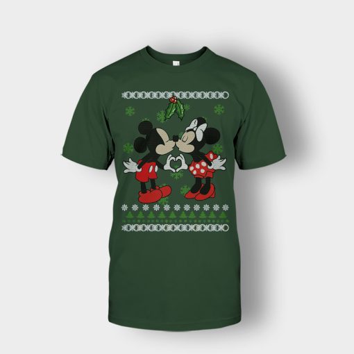 Love-Line-Christmas-Disney-Mickey-Inspired-Unisex-T-Shirt-Forest