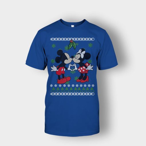 Love-Line-Christmas-Disney-Mickey-Inspired-Unisex-T-Shirt-Royal