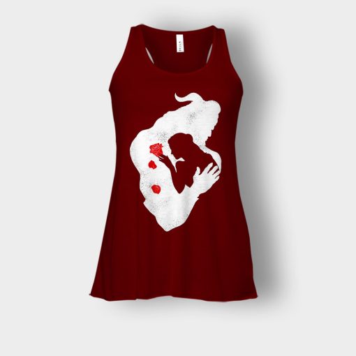 Love-No-Borders-Disney-Beauty-And-The-Beast-Bella-Womens-Flowy-Tank-Maroon