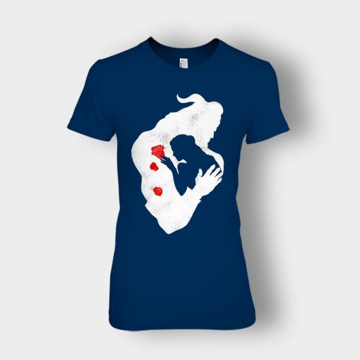 Love-No-Borders-Disney-Beauty-And-The-Beast-Ladies-T-Shirt-Navy