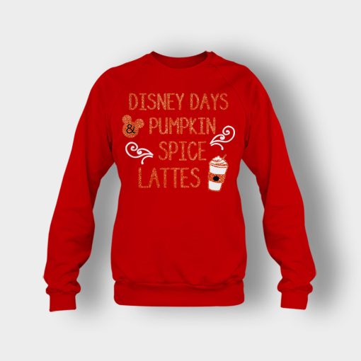 Magical-Days-and-Pumpkin-Spice-Disney-Inspired-Crewneck-Sweatshirt-Red