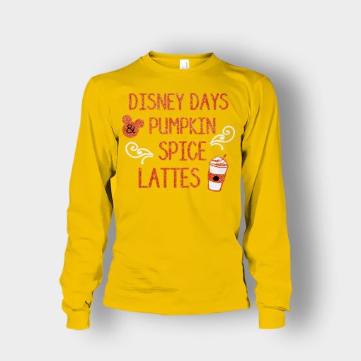 Magical-Days-and-Pumpkin-Spice-Disney-Inspired-Unisex-Long-Sleeve-Gold