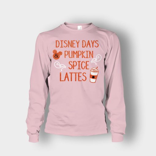 Magical-Days-and-Pumpkin-Spice-Disney-Inspired-Unisex-Long-Sleeve-Light-Pink