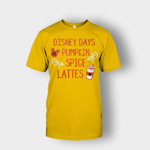 Magical-Days-and-Pumpkin-Spice-Disney-Inspired-Unisex-T-Shirt-Gold