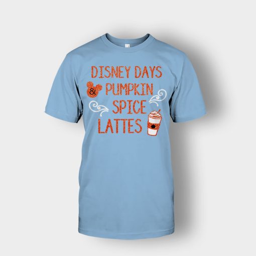 Magical-Days-and-Pumpkin-Spice-Disney-Inspired-Unisex-T-Shirt-Light-Blue