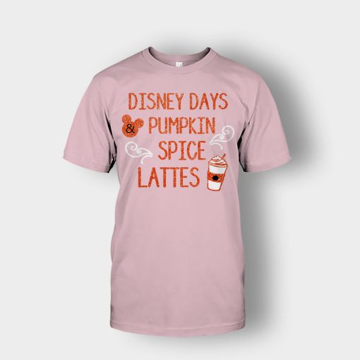 Magical-Days-and-Pumpkin-Spice-Disney-Inspired-Unisex-T-Shirt-Light-Pink