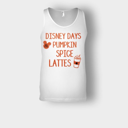 Magical-Days-and-Pumpkin-Spice-Disney-Inspired-Unisex-Tank-Top-White