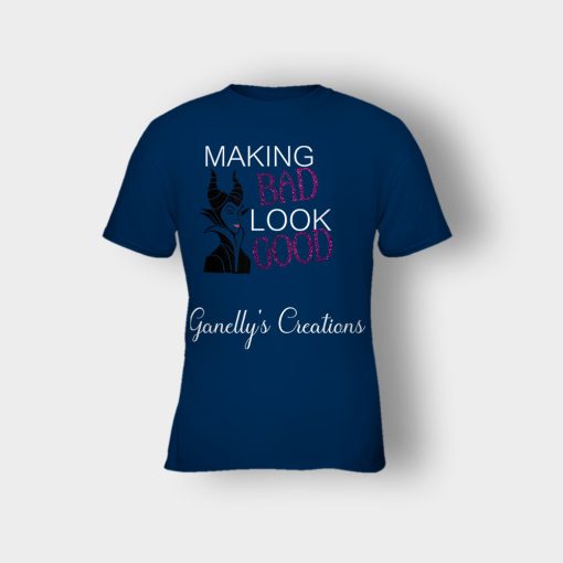 Making-Bad-Look-Good-Disney-Maleficient-Inspired-Kids-T-Shirt-Navy