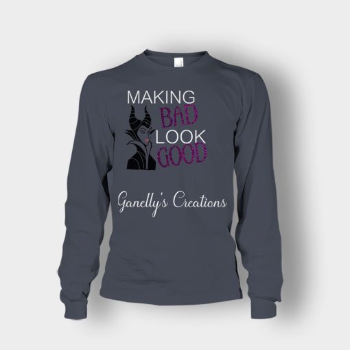 Making-Bad-Look-Good-Disney-Maleficient-Inspired-Unisex-Long-Sleeve-Dark-Heather