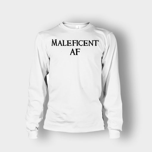 Maleficent-AF-T-Disney-Maleficient-Inspired-Unisex-Long-Sleeve-White