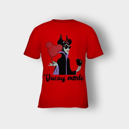 Maleficent-Disney-Vacay-mode-Kids-T-Shirt-Red