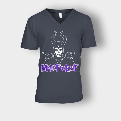 Maleficent-Misfits-Disney-Villains-Unisex-V-Neck-T-Shirt-Dark-Heather
