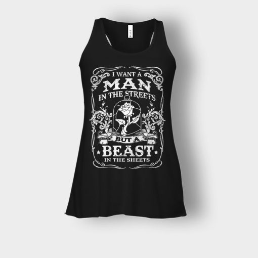 Man-Is-The-Street-Beauty-In-The-Sheet-Disney-Beauty-And-The-Beast-Bella-Womens-Flowy-Tank-Black